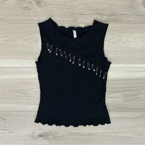 vintage forever 21 safety pin tank top
